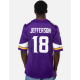 Nike NFL Minnesota Vikings Game Home Jersey Justin Jefferson 18 Μωβ