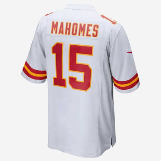 Nike NFL Kansas City Chiefs Road Game Jersey Patrick Mahomes 15 Άσπρο