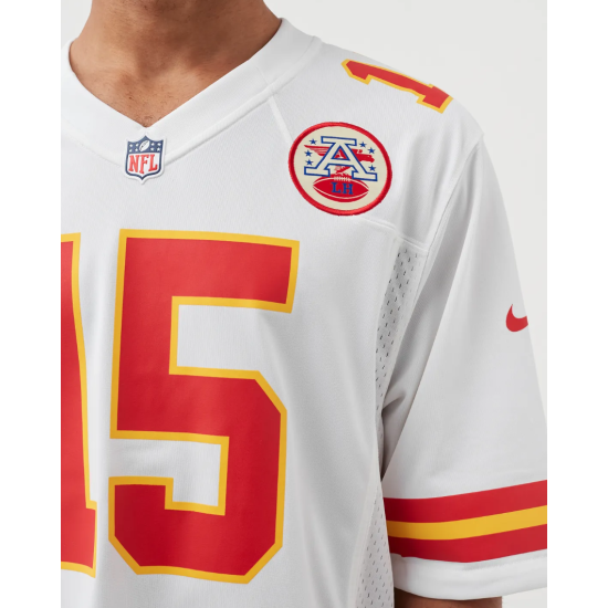 Nike NFL Kansas City Chiefs Road Game Jersey Patrick Mahomes 15 Άσπρο
