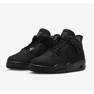 Nike Air Jordan 4 Black Cat Μαύρο Nike Air Jordan 4 Black Cat Μαύρο