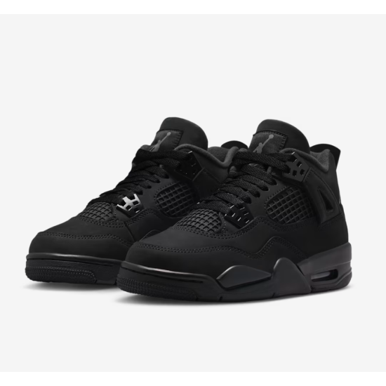 Nike Air Jordan 4 Black Cat Μαύρο Nike Air Jordan 4 Black Cat Μαύρο