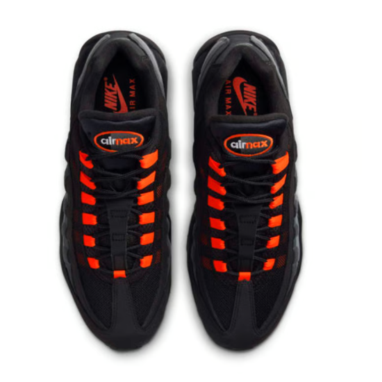 Nike Air Max 95 Black & Hyper Crimson Μαύρο