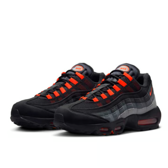 Nike Air Max 95 Black & Hyper Crimson Μαύρο