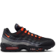 Nike Air Max 95 Black & Hyper Crimson Μαύρο
