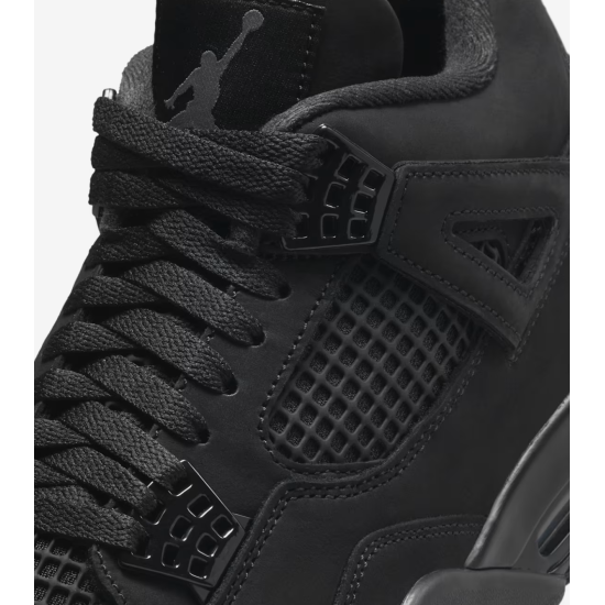 Nike Air Jordan 4 Black Cat Μαύρο Nike Air Jordan 4 Black Cat Μαύρο