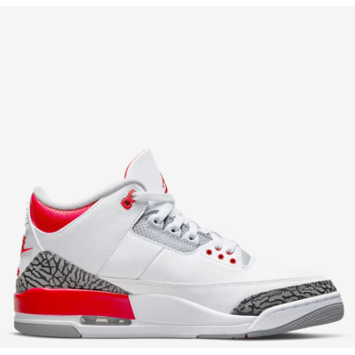 Nike Air Jordan 3 Fire Red Άσπρο