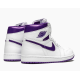 Jordan 1 Retro High Court Purple Άσπρο Μωβ