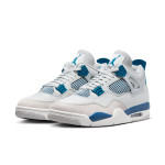 Jordan Air 4 Retro Military Blue Άσπρο