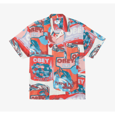 OBEY FRUIT CANS SS SHIRT OBEY FRUIT CANS SS SHIRT