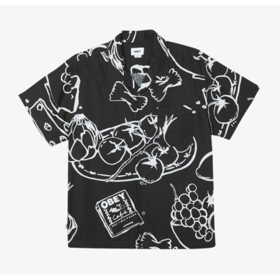 ΟΒΕΥ STILL LIFE SS SHIRT BLACK ΟΒΕΥ STILL LIFE SS SHIRT BLACK