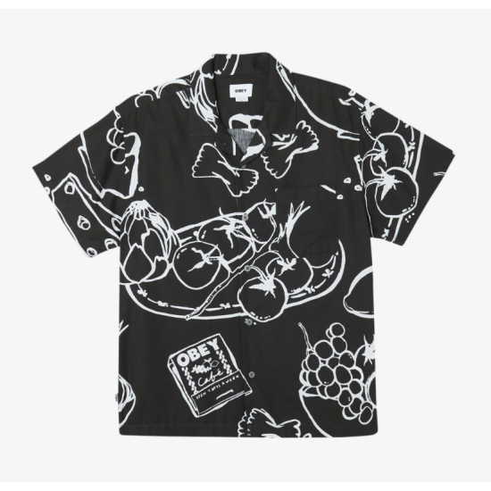 ΟΒΕΥ STILL LIFE SS SHIRT BLACK