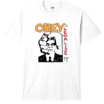 OBEY LEGALIZE IT PIGMENT T-SHIRT PIGMENT VINTAGE WHITE