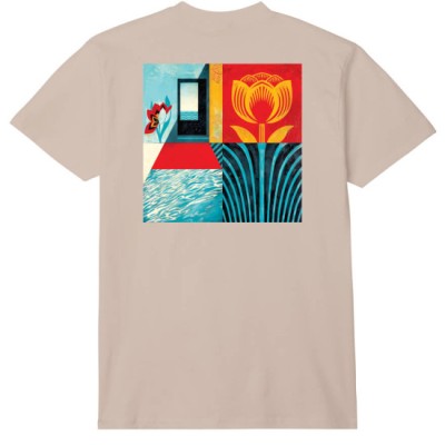 OBEY MOD DESERT TODAY CLASSIC T-SHIRT sand OBEY MOD DESERT TODAY CLASSIC T-SHIRT sand
