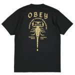 OBEY SCORPION TEE Μαύρο