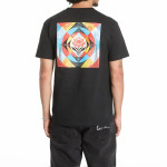 OBEY GEOMETRIC POWER CANVAS TEE Μαύρο