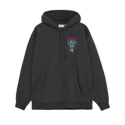 OBEY Helping Hand Hoodie Μαύρο OBEY Helping Hand Hoodie Μαύρο