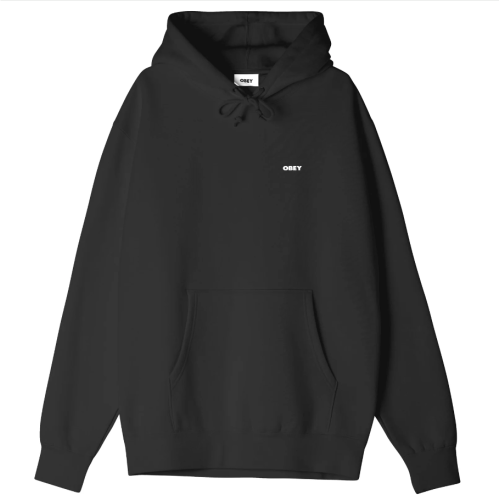 Obey BOLD HEAVYWEIGHT PULLOVER HOOD Μαύρο