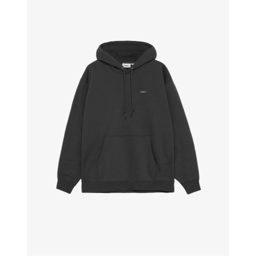 Geometric Power Canvas Fleece Hoodie Μαύρο