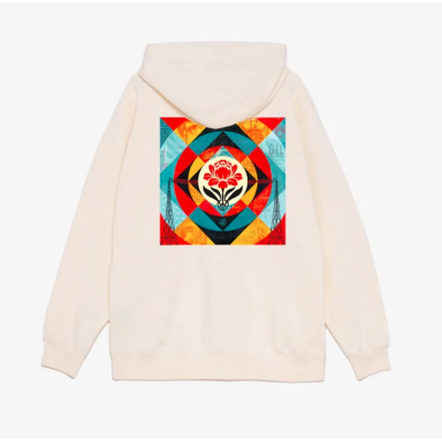 Obey Geometric Power Canvas Μπεζ Obey Geometric Power Canvas Μπεζ