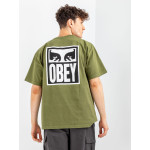 OBEY EYES ICON 2 HEAVY WEIGHT CLASSIC BOX TEE Πράσινο