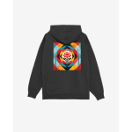 Geometric Power Canvas Fleece Hoodie Μαύρο