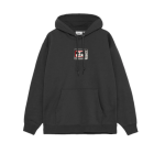 Obey Tv Hoodie Μαύρο