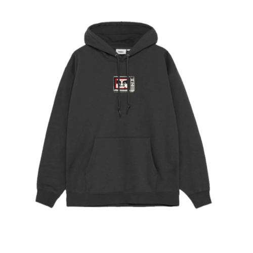 Obey Tv Hoodie Μαύρο