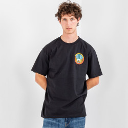 OBEY T SHIRTS OPEN EYES OPEN MINDS OPEN LOTUS CLASSIC TEE - ΜΑΥΡΟ