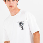 OBEY PEACE DELIVERY CLASSIC T-SHIRT WHITE