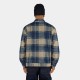 Pegador Overshirt Long-sleeved Flannel Shirt Checked Stone Μπλε