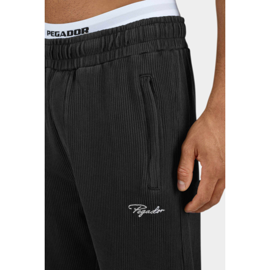 Pegador Signar Wide Rib Pants Vintage Black Μαύρο