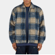 Pegador Overshirt Long-sleeved Flannel Shirt Checked Stone Μπλε