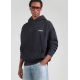 Pegador Barter oversized Hoodie Washed Black Μαύρο