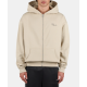 Pegador Pike Oversized Sweat Jacket Washed Stone Black Μπεζ