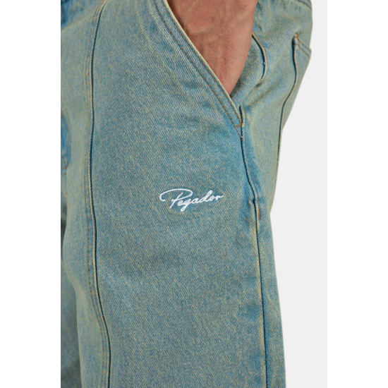 PEGADOR Stem Loose Jeans Washed Vintage Blue Μπλε