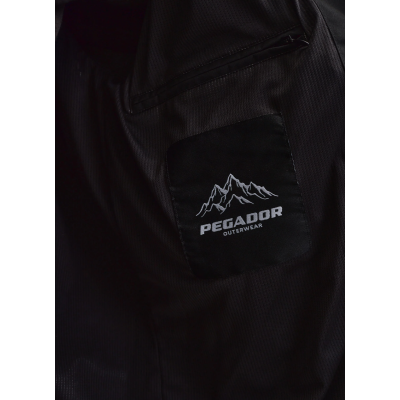 Pegador Mason Hooded Windbreaker Black Μαύρο Pegador Mason Hooded Windbreaker Black Μαύρο