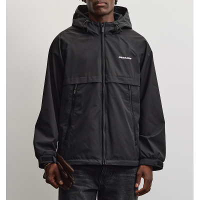 Pegador Mason Hooded Windbreaker Black Μαύρο