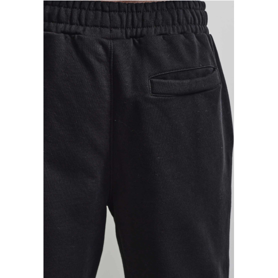 Pegador Logo Loose Sweatpants Washed Black Μαύρο