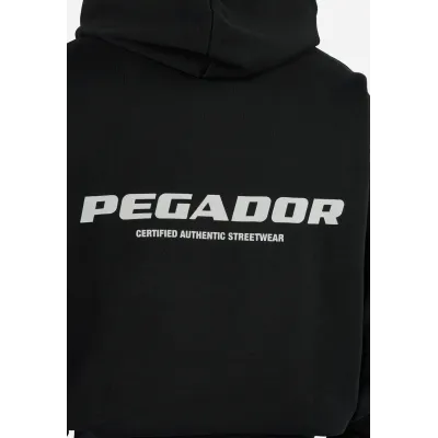 Pegador Colne Logo Oversized Hoodie Μαύρο
