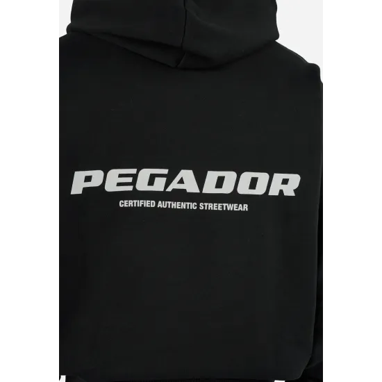 Pegador Colne Logo Oversized Hoodie Μαύρο