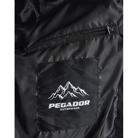 Pegador Bertinoro Hooded Puffer Jacket Black Μαύρο