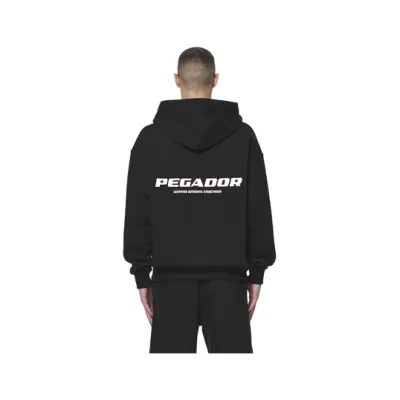Pegador Colne Logo Oversized Hoodie Μαύρο