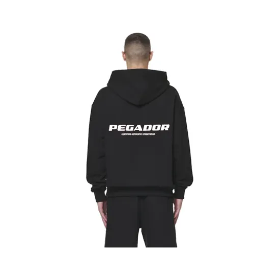 Pegador Colne Logo Oversized Hoodie Μαύρο