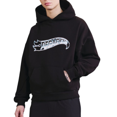 Pegador Carrs Boxy Hoodie Washed Μαύρο Pegador Carrs Boxy Hoodie Washed Μαύρο