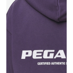 Pegador Colne Logo Oversized Sweat Jacket Washed Μωβ