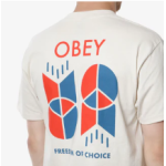 OBEY FREEDOM OF CHOICE CLASSIC T-SHIRT OFF WHITE