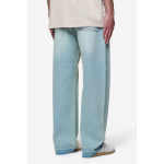 Pegador Barrow Wide Baggy Jeans Sand Washed Blue Μπλε