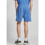 Regular Fit Sweatshorts with Label-Print in blue