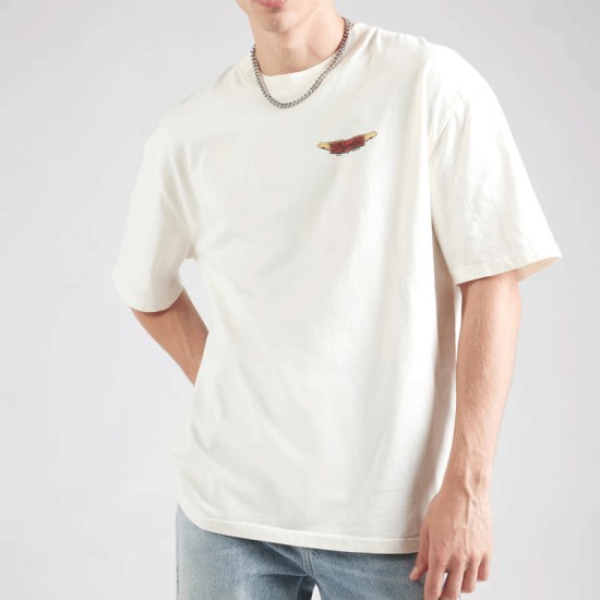 PEGADOR MN VINTINO OVERSIZED TEE WASHED  Μπεζ