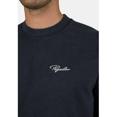 PEGADOR SIGNAR OVERSIZED TEE VINTAGE BLACK UNBLEACHED Μαύρο PEGADOR SIGNAR OVERSIZED TEE VINTAGE BLACK UNBLEACHED Μαύρο